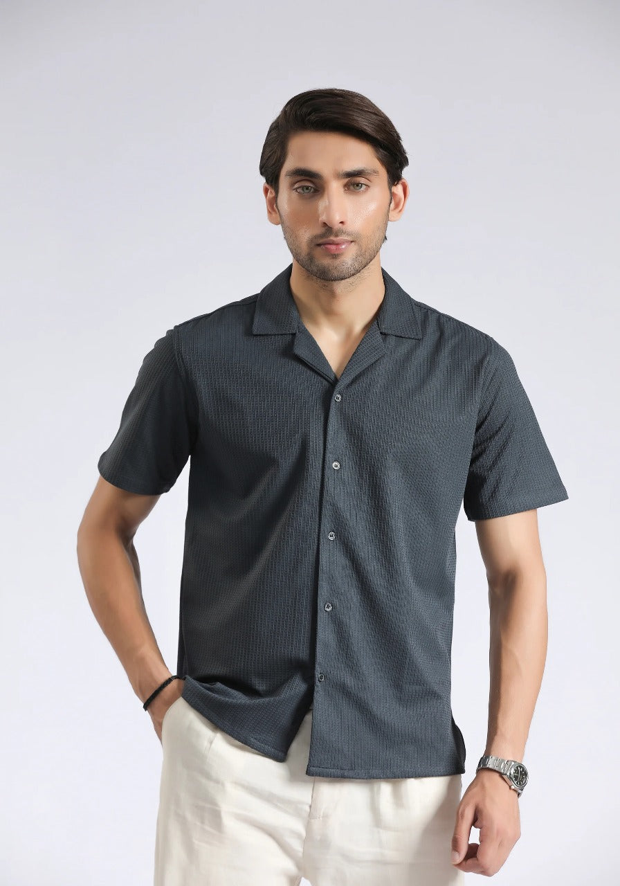 "Minimalist Plain Cotton Shirt – Everyday Comfort Wear for Men"